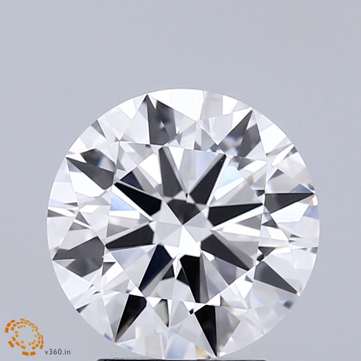 2.52 Carat Round Shaped, Ideal Cut, E Color, VVS1 Clarity, IGI Certified Lab Grown Diamond