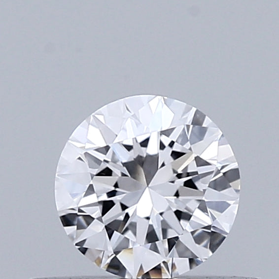 0.39 Carat Round Shaped, Excellent Cut, D Color, VVS2 Clarity, IGI Certified Lab Grown Diamond