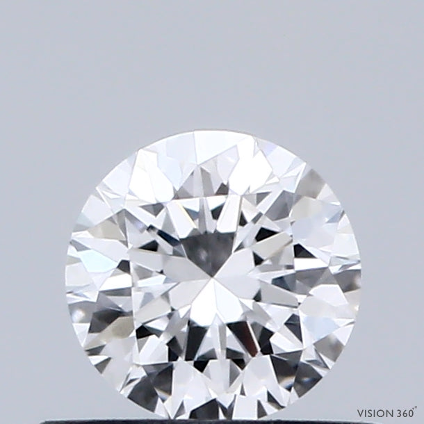 0.48 Carat Round Shaped, Very Good Cut, D Color, VVS2 Clarity, IGI Certified Lab Grown Diamond