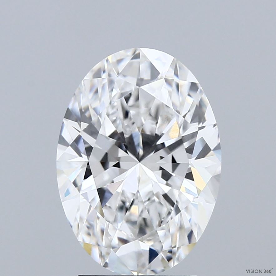 3.08 Carat Oval Shaped, Ideal Cut, E Color, VVS1 Clarity, IGI Certified Lab Grown Diamond