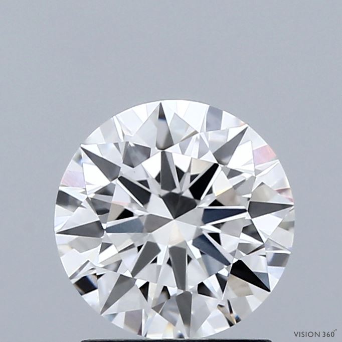 1.52 Carat Round Shaped, Ideal Cut, F Color, VVS2 Clarity, IGI Certified Lab Grown Diamond
