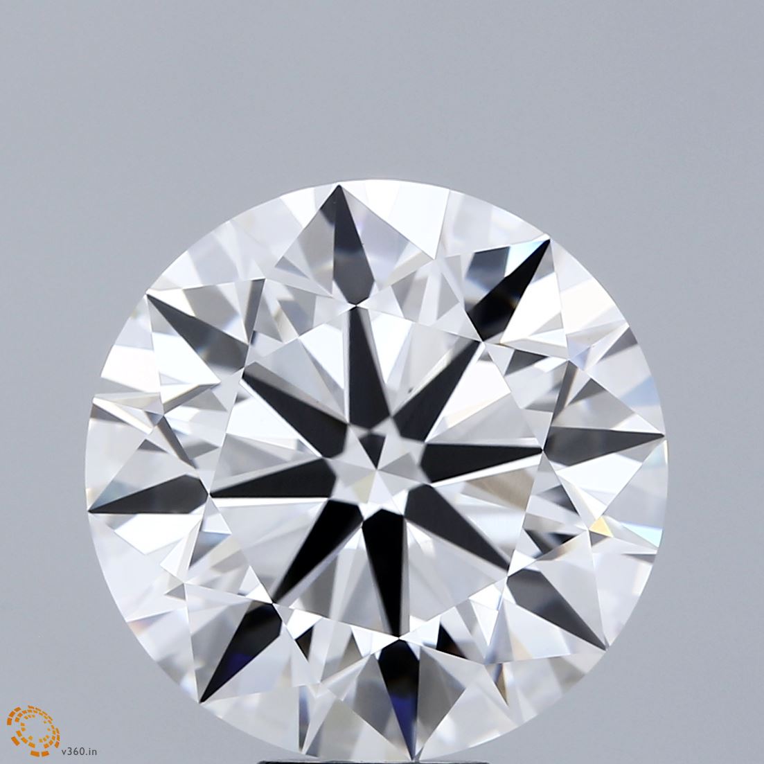 10.04 Carat Round Shaped, Ideal Cut, F Color, VVS2 Clarity, IGI Certified Lab Grown Diamond