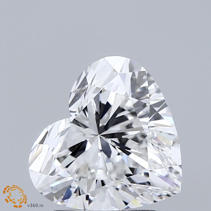 2.00 Carat Heart Shaped, Ideal Cut, E Color, VVS2 Clarity, IGI Certified Lab Grown Diamond