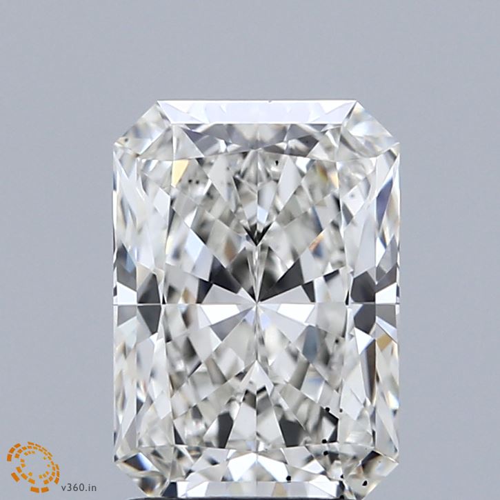 2.03 Carat Radiant Shaped, Ideal Cut, G Color, VS2 Clarity, IGI Certified Lab Grown Diamond