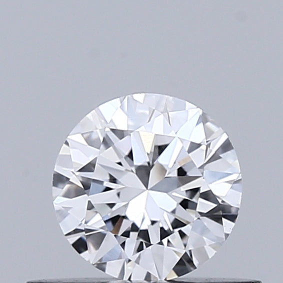 0.39 Carat Round Shaped, Excellent Cut, E Color, VVS2 Clarity, IGI Certified Lab Grown Diamond