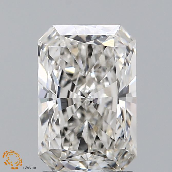 2.16 Carat Radiant Shaped, Ideal Cut, H Color, VVS2 Clarity, IGI Certified Lab Grown Diamond