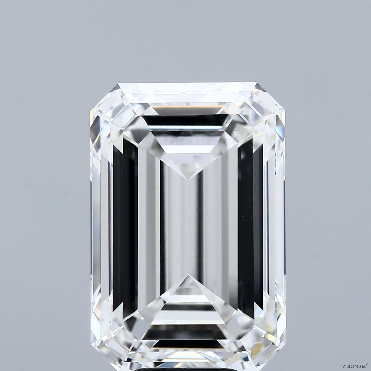 10.75 Carat Emerald Shaped, Ideal Cut, F Color, VS1 Clarity, IGI Certified Lab Grown Diamond