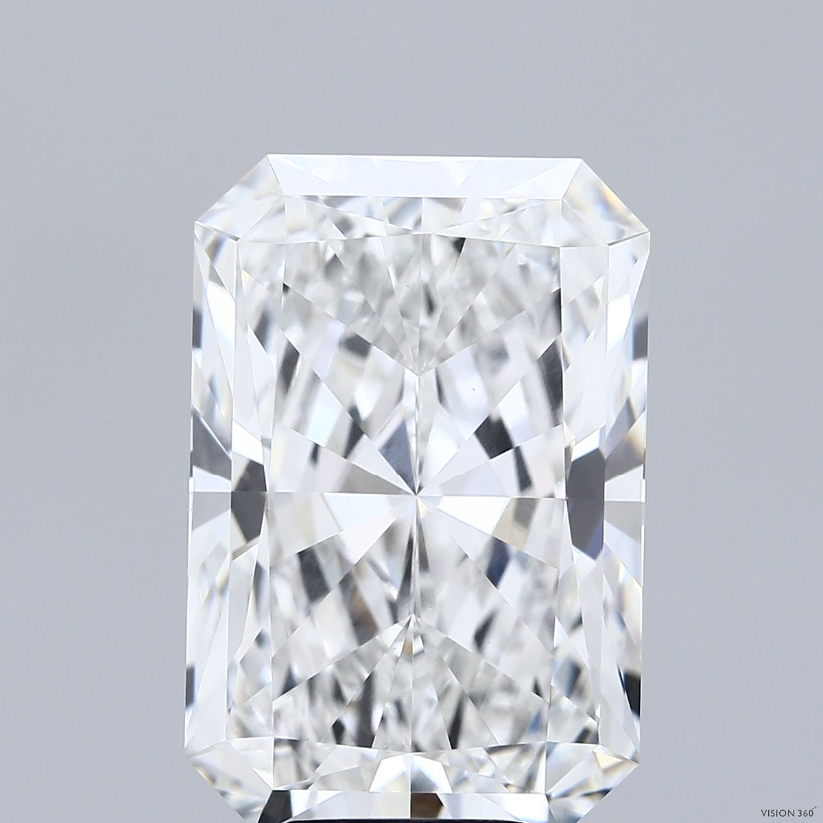 10.43 Carat Radiant Shaped, Ideal Cut, F Color, VVS2 Clarity, IGI Certified Lab Grown Diamond
