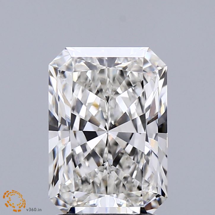 2.04 Carat Radiant Shaped, Ideal Cut, G Color, VVS2 Clarity, IGI Certified Lab Grown Diamond