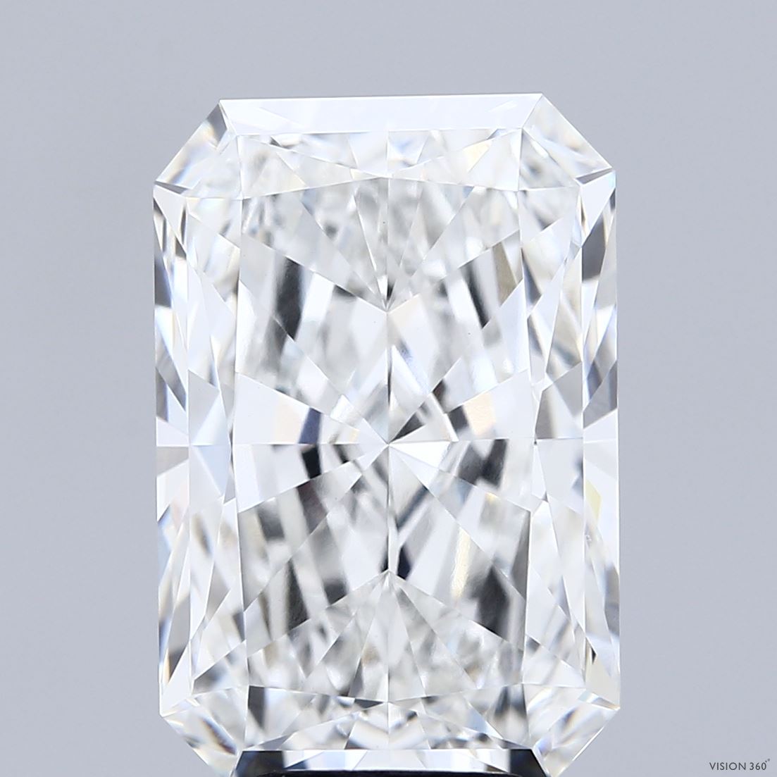 8.55 Carat Radiant Shaped, Ideal Cut, F Color, VVS2 Clarity, IGI Certified Lab Grown Diamond
