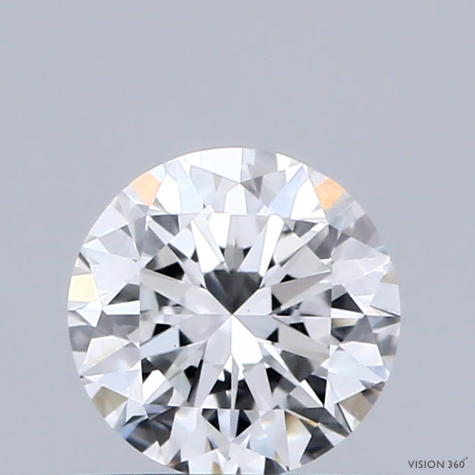 0.68 Carat Round Shaped, Excellent Cut, D Color, VS1 Clarity, IGI Certified Lab Grown Diamond
