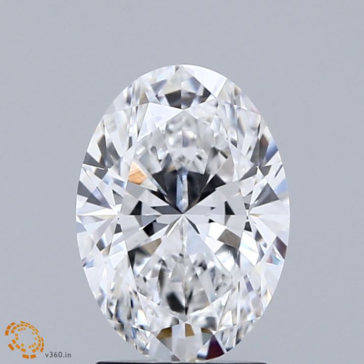 1.84 Carat Oval Shaped, Ideal Cut, E Color, VVS2 Clarity, IGI Certified Lab Grown Diamond