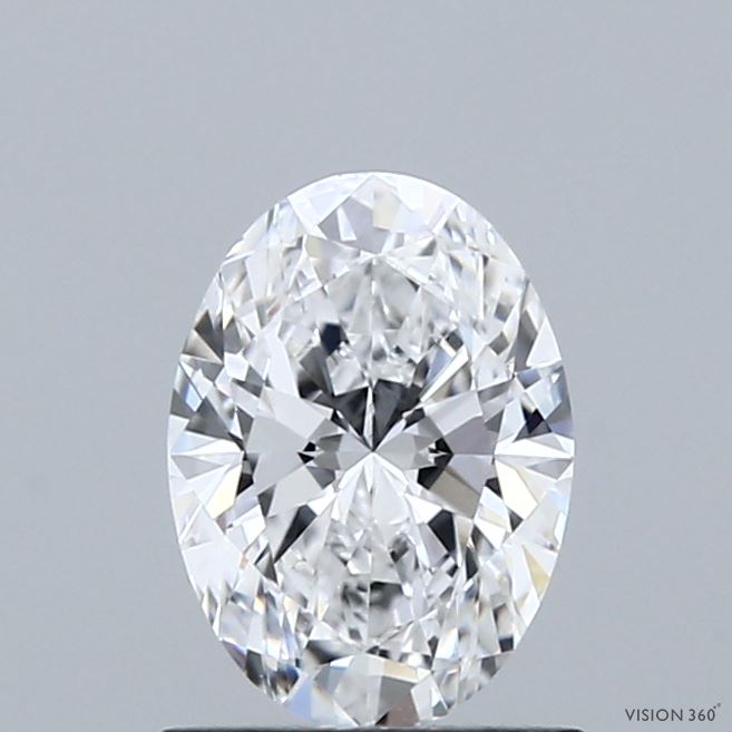 1.01 Carat Oval Shaped, Ideal Cut, D Color, VVS2 Clarity, IGI Certified Lab Grown Diamond