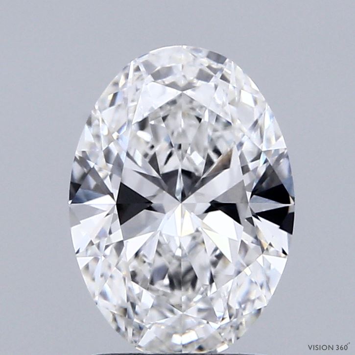 1.75 Carat Oval Shaped, Ideal Cut, E Color, VS1 Clarity, IGI Certified Lab Grown Diamond