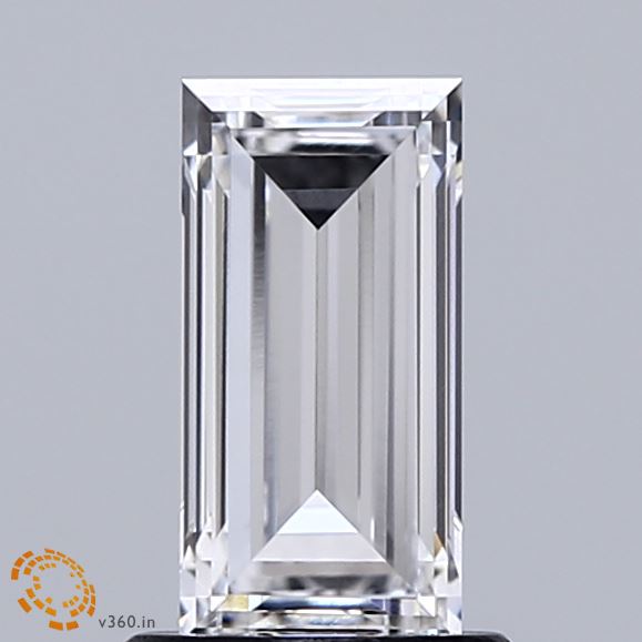 1.05 Carat Baguette Shaped, Very Good Cut, E Color, VVS1 Clarity, IGI Certified Lab Grown Diamond