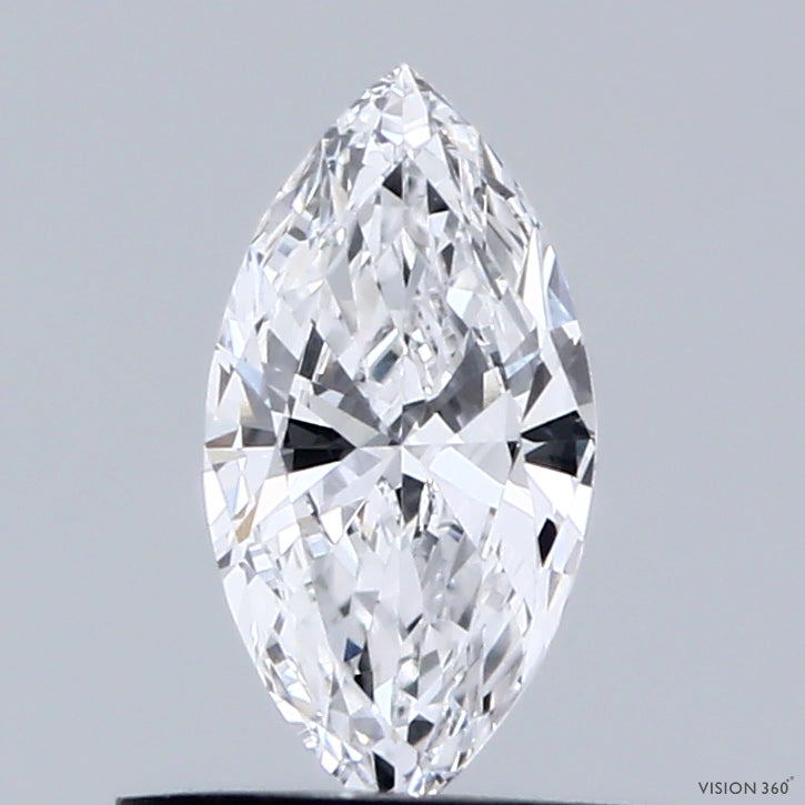 0.44 Carat Marquise Shaped, Excellent Cut, D Color, VVS1 Clarity, IGI Certified Lab Grown Diamond