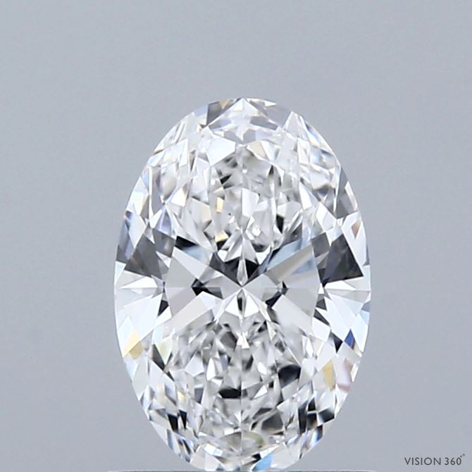 1.09 Carat Oval Shaped, Ideal Cut, D Color, VS1 Clarity, IGI Certified Lab Grown Diamond