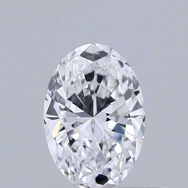 0.47 Carat Oval Shaped, Excellent Cut, D Color, VVS1 Clarity, IGI Certified Lab Grown Diamond