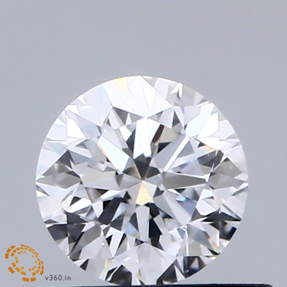0.48 Carat Round Shaped, Very Good Cut, D Color, VS1 Clarity, IGI Certified Lab Grown Diamond