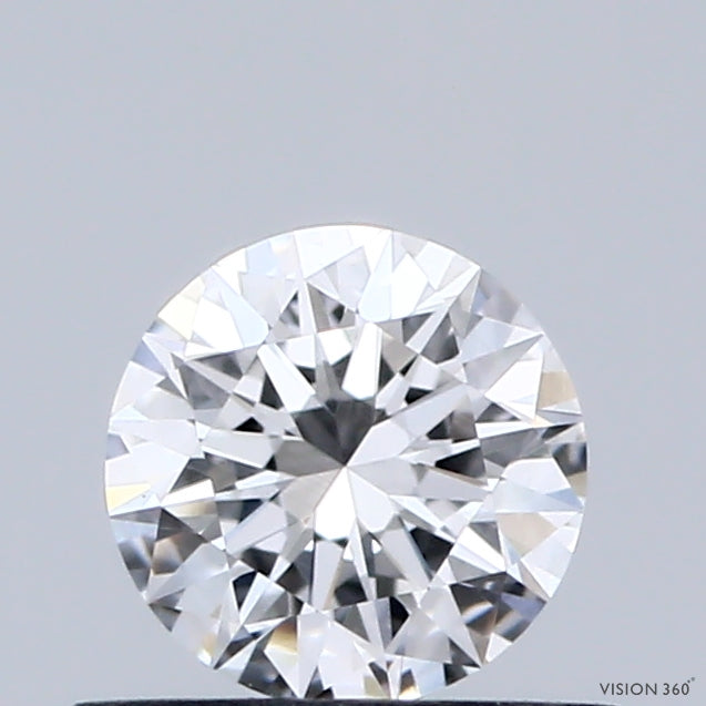 0.49 Carat Round Shaped, Excellent Cut, D Color, VS1 Clarity, IGI Certified Lab Grown Diamond