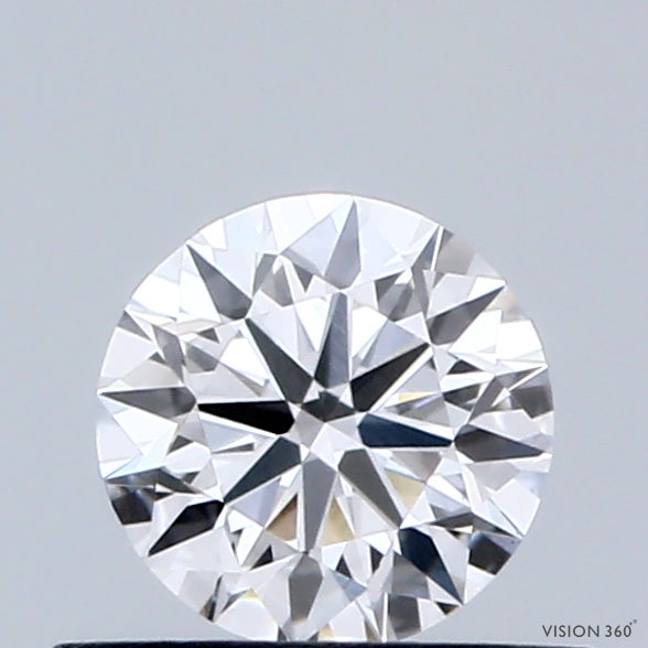 0.44 Carat Round Shaped, Excellent Cut, D Color, VVS2 Clarity, IGI Certified Lab Grown Diamond