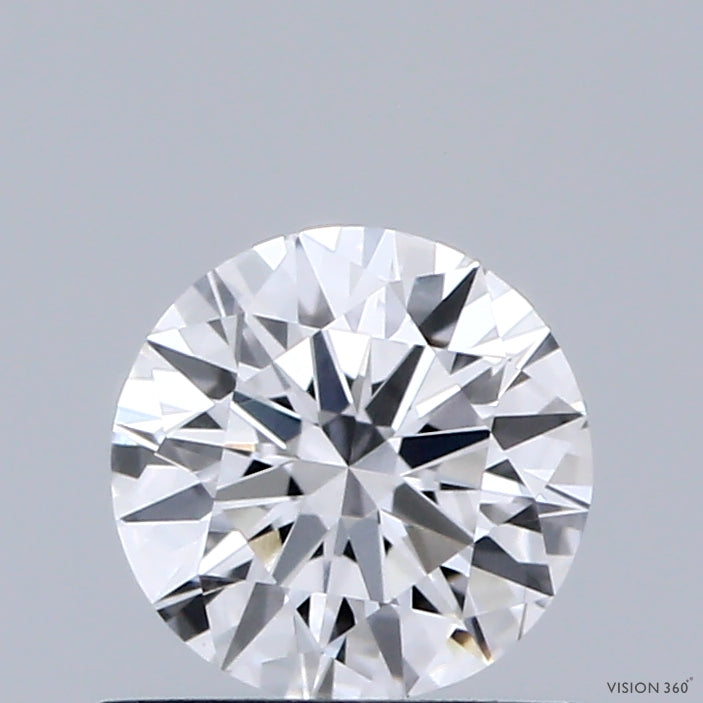 0.68 Carat Round Shaped, Ideal Cut, D Color, VS1 Clarity, IGI Certified Lab Grown Diamond
