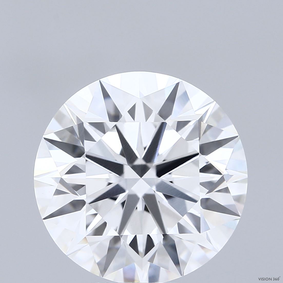 7.81 Carat Round Shaped, Excellent Cut, E Color, VVS2 Clarity, IGI Certified Lab Grown Diamond