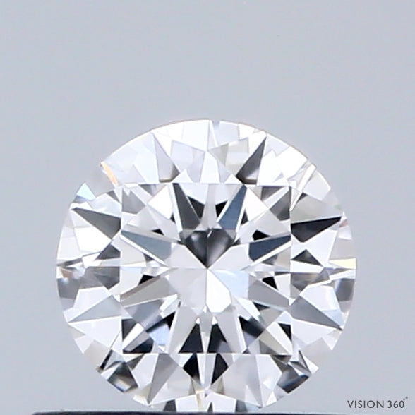 0.45 Carat Round Shaped, Excellent Cut, D Color, IF Clarity, IGI Certified Lab Grown Diamond