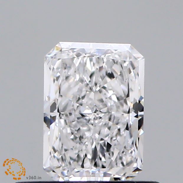 0.52 Carat Radiant Shaped, Excellent Cut, D Color, VVS1 Clarity, IGI Certified Lab Grown Diamond