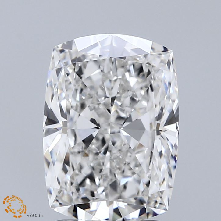3.01 Carat Cushion Shaped, Ideal Cut, F Color, VVS2 Clarity, IGI Certified Lab Grown Diamond
