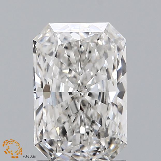 1.64 Carat Radiant Shaped, Very Good Cut, G Color, VS1 Clarity, IGI Certified Lab Grown Diamond