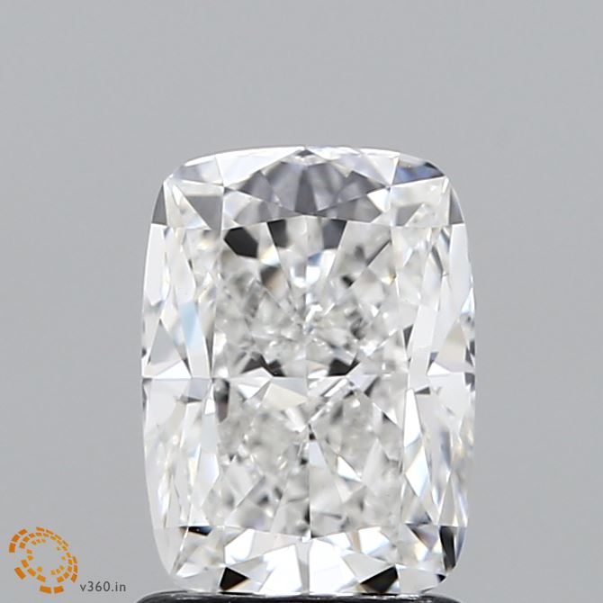 1.53 Carat Cushion Shaped, Ideal Cut, E Color, VS1 Clarity, IGI Certified Lab Grown Diamond