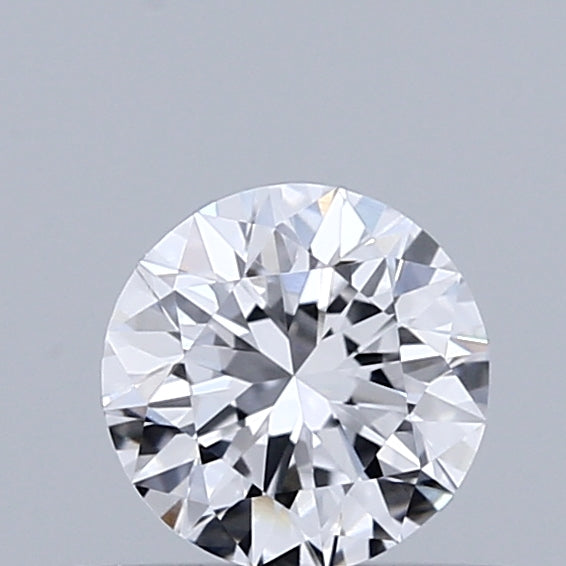 0.46 Carat Round Shaped, Very Good Cut, D Color, VVS2 Clarity, IGI Certified Lab Grown Diamond