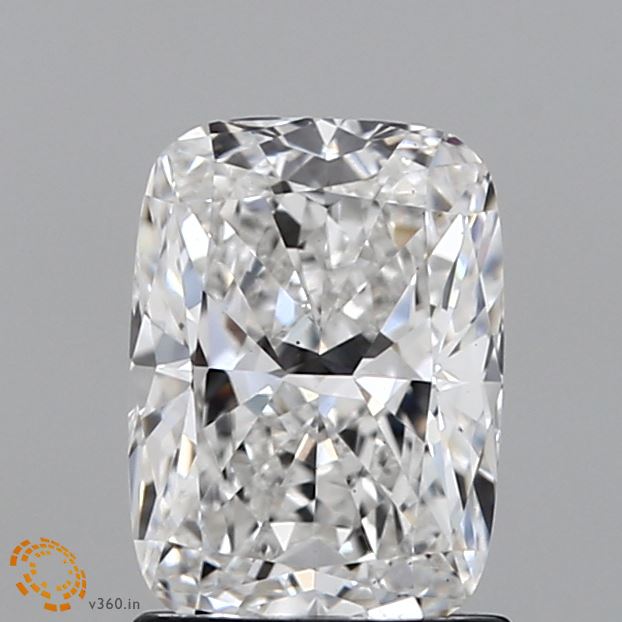 1.51 Carat Cushion Shaped, Ideal Cut, E Color, VS1 Clarity, IGI Certified Lab Grown Diamond