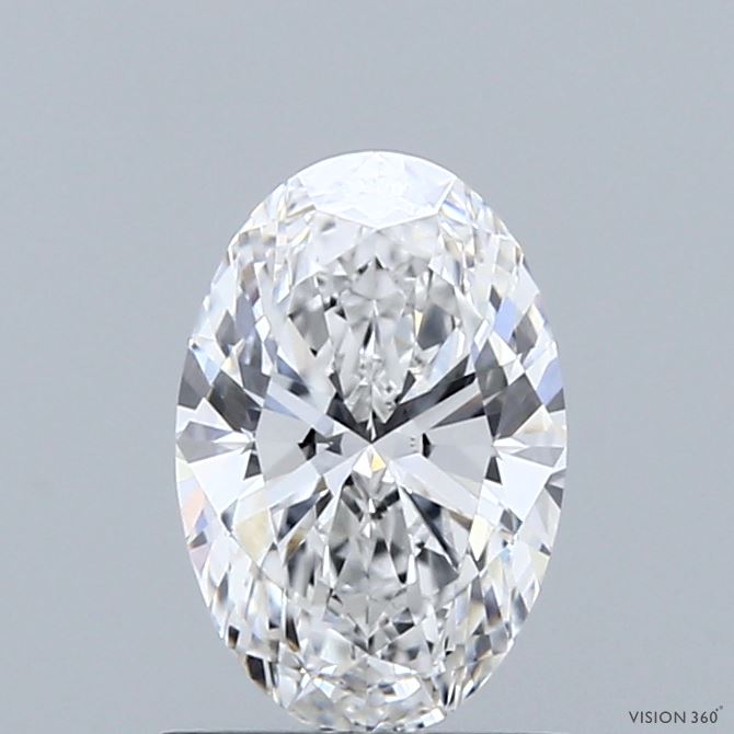 1.04 Carat Oval Shaped, Ideal Cut, E Color, VVS2 Clarity, IGI Certified Lab Grown Diamond