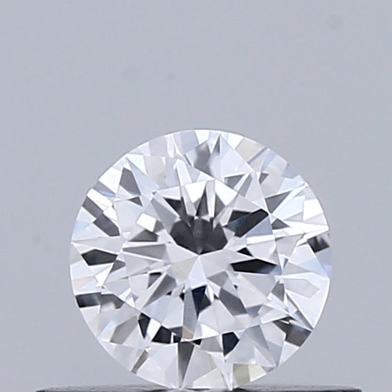 0.38 Carat Round Shaped, Excellent Cut, D Color, VVS2 Clarity, IGI Certified Lab Grown Diamond
