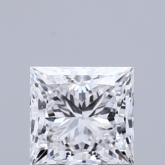 1.01 Carat Princess Shaped, Ideal Cut, D Color, IF Clarity, IGI Certified Lab Grown Diamond