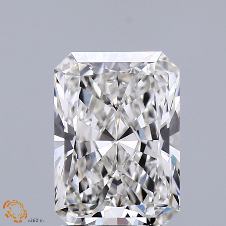 2.04 Carat Radiant Shaped, Ideal Cut, G Color, VVS2 Clarity, IGI Certified Lab Grown Diamond
