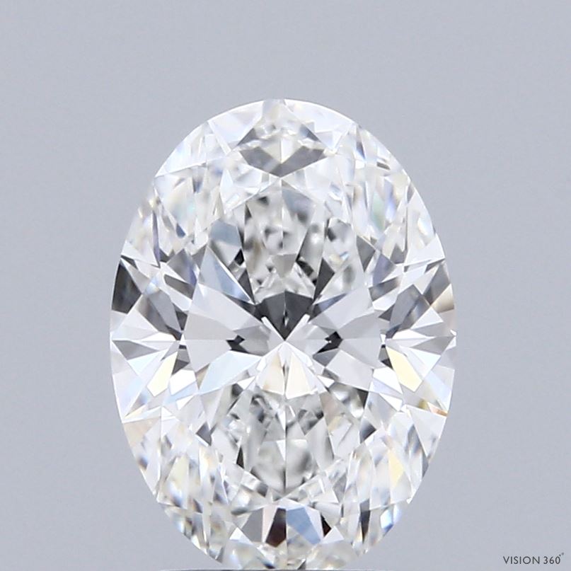 2.23 Carat Oval Shaped, Ideal Cut, F Color, VVS2 Clarity, IGI Certified Lab Grown Diamond