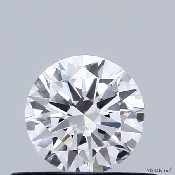 0.40 Carat Round Shaped, Very Good Cut, D Color, VVS2 Clarity, IGI Certified Lab Grown Diamond