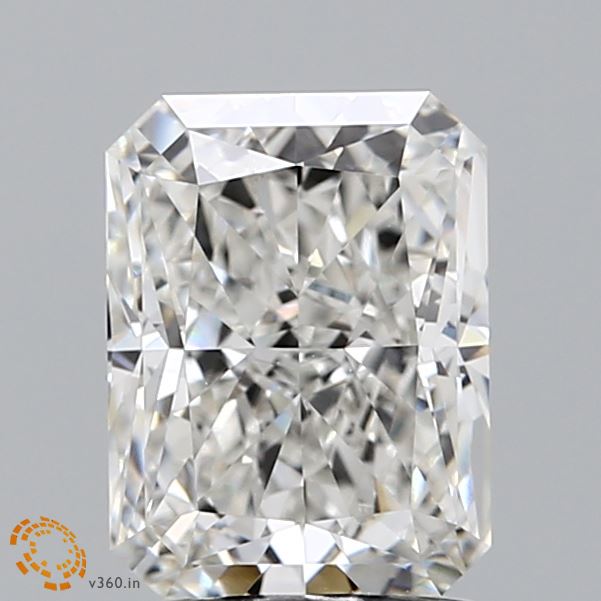 2.01 Carat Radiant Shaped, Excellent Cut, G Color, VS1 Clarity, IGI Certified Lab Grown Diamond