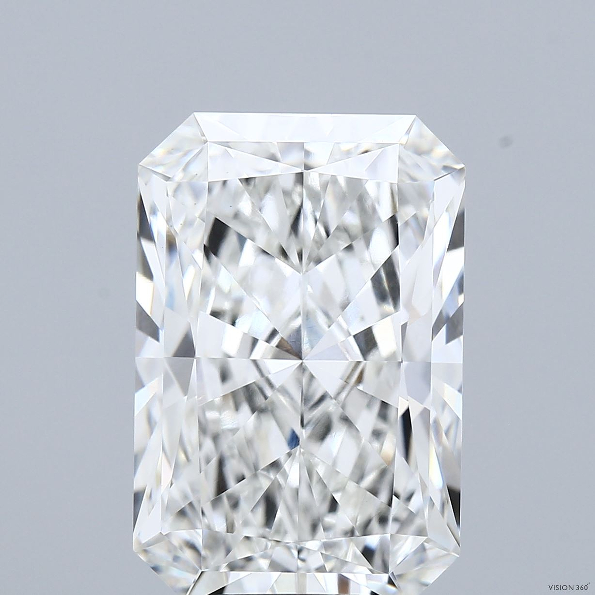 10.19 Carat Radiant Shaped, Ideal Cut, F Color, VVS2 Clarity, IGI Certified Lab Grown Diamond