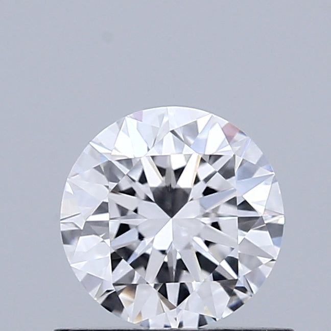 0.63 Carat Round Shaped, Excellent Cut, D Color, VVS2 Clarity, IGI Certified Lab Grown Diamond
