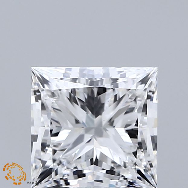 2.02 Carat Princess Shaped, Ideal Cut, E Color, VVS2 Clarity, IGI Certified Lab Grown Diamond
