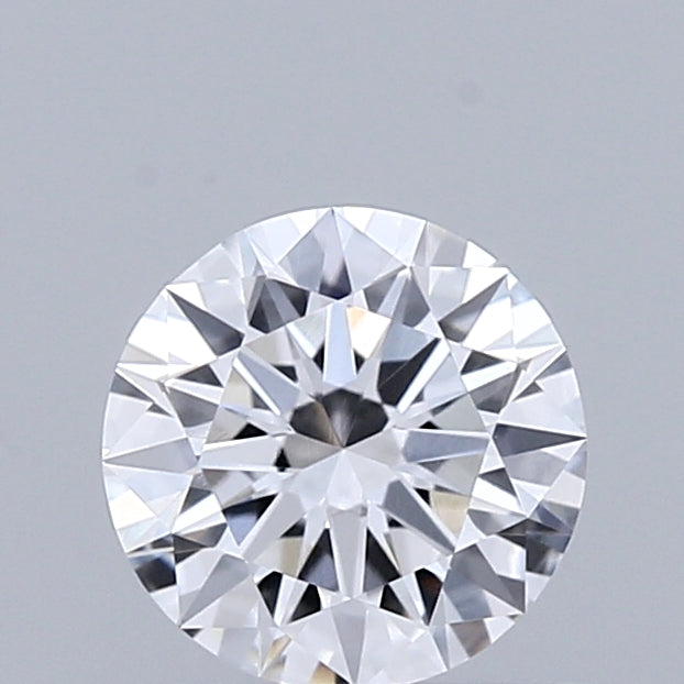 0.61 Carat Round Shaped, Excellent Cut, D Color, VVS2 Clarity, IGI Certified Lab Grown Diamond