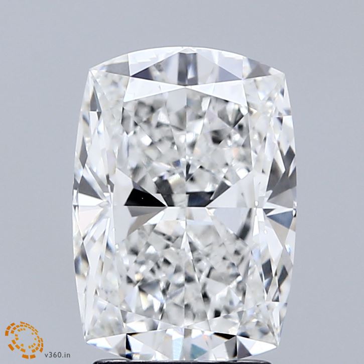 3.00 Carat Cushion Shaped, Ideal Cut, E Color, VVS2 Clarity, IGI Certified Lab Grown Diamond