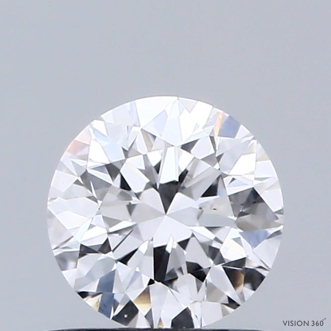 0.66 Carat Round Shaped, Excellent Cut, D Color, VS1 Clarity, IGI Certified Lab Grown Diamond