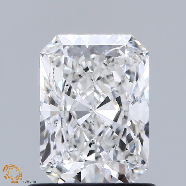 1.02 Carat Radiant Shaped, Ideal Cut, E Color, SI1 Clarity, IGI Certified Lab Grown Diamond