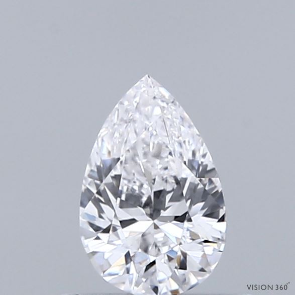 0.50 Carat Pear Shaped, Very Good Cut, E Color, VS1 Clarity, IGI Certified Lab Grown Diamond