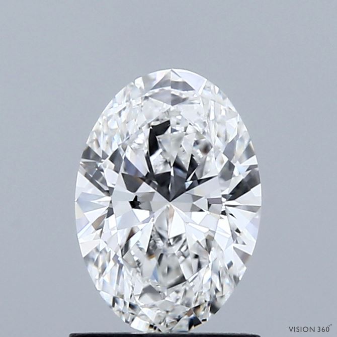 1.06 Carat Oval Shaped, Ideal Cut, D Color, VVS2 Clarity, IGI Certified Lab Grown Diamond